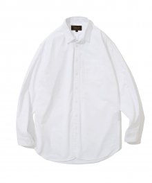 18ss cotton long shirts white