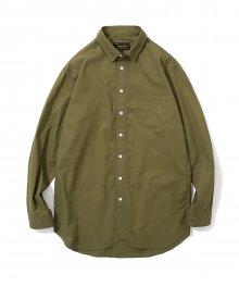 18ss cotton long shirts khaki