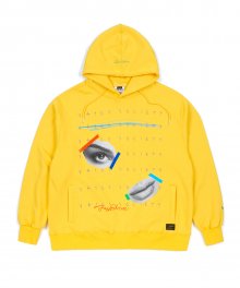 EYE HEAVY SWEAT OVERSIZED HOODIE YELLOW