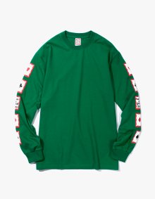 Playing Card Arm L/S Tee - Green