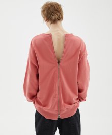 OVERSIZED ALL BACK ZIP MTM  [PINK]