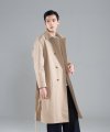 Over Fit Long Trench Coat (Beige) [HDSMCT001BEI]