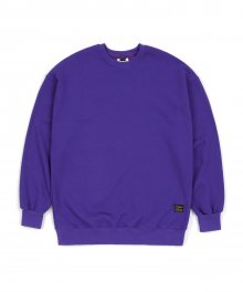 BLANK HEAVY SWEAT OVERSIZED CREWNECK VIOLET