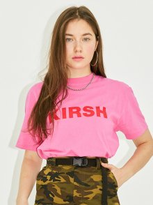 키르시 로고 티셔츠 HS [핑크]