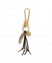 BR FEATHER KEY RING