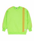 LINE SPORTS HEAVY SWEAT OVERSIZED CREWNECK NEON GREEN