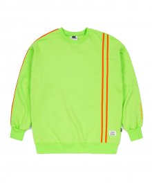 LINE SPORTS HEAVY SWEAT OVERSIZED CREWNECK NEON GREEN