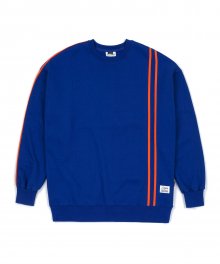 LINE SPORTS HEAVY SWEAT OVERSIZED CREWNECK BLUE