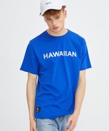 2018 HAWAII PRINT T-SHIRTS (BLUE) [GTS050G23BL]