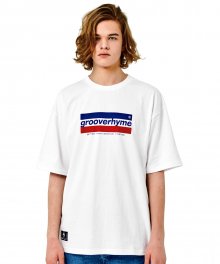 COLOR LOGO OVER FIT T-SHIRTS (WHITE) [GTS009H23WH]