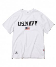 2018 US.NAVY RUBBER T-SHIRTS (WHITE) [GTS056G23WH]
