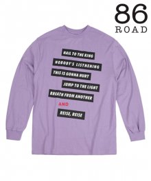 2812 Lettering t-shirt (Purple)