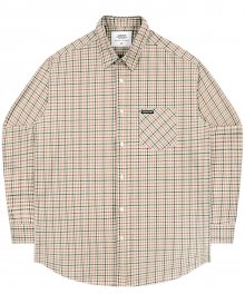 Clever Check Shirts - Beige