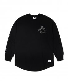 DESTROYER LAYERED LONG SLEEVES T-SHIRTS BLACK