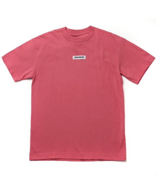 리플렉토 박스 로고 티셔츠 / 핑크