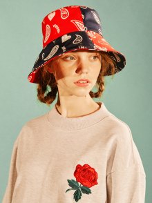 PAISELY BUCKET HAT_RED (EEOG1AHY02W)