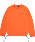 LMC PVC RL STRETCH JERSEY SWEATSHIRT neon orange