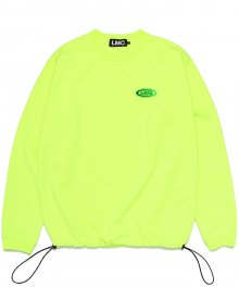 LMC PVC RL STRETCH JERSEY SWEATSHIRT neon green