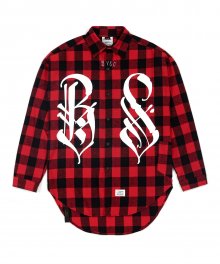 BS OVERSIZED WORK SHIRTS RED