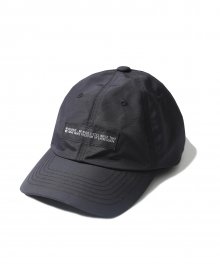 SLOGAN BALL CAP black