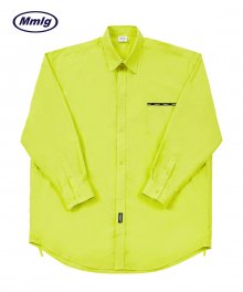 [Mmlg] STRING RELAX SHIRTS (LIME YELLOW)