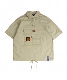 Cotton Half Anorak_Beige