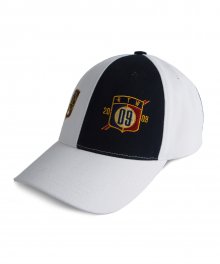 Color Block Ball Cap_White