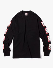 ARM FRAME L/S TEE - BLACK