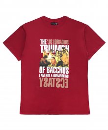 THE TRIUMPH OF BACCHUS T-SHIRT - RED