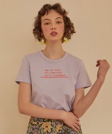 퍼플 월플라워 티셔츠