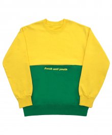 Half Sweatshirt - Yellow