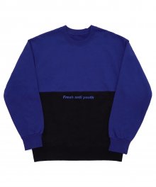Half Sweatshirt - Blue