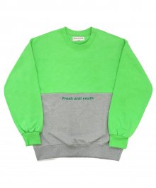Half Sweatshirt - Neon Green