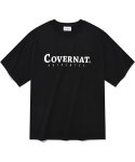 커버낫(COVERNAT) 어센틱 로고 티셔츠 블랙