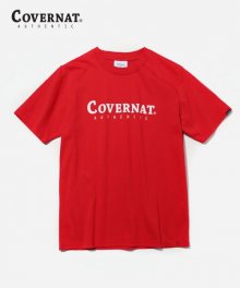 S/S AUTHENTIC LOGO TEE RED