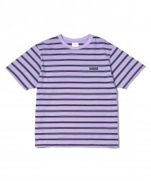 (SS18) Striped Tee  Lavender