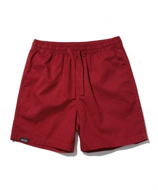 그루브라임(GROOVE RHYME) BASIC HALF PANTS (RED) [LRAMCPH701M]