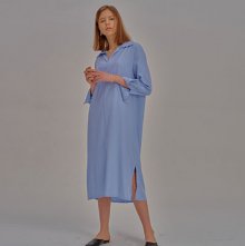 Natural Long One Piece_Sky blue