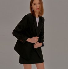 Simple Two Piece Jacket_Black