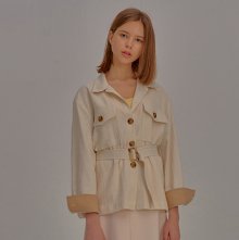 Square Pocket Jacket_Ivory