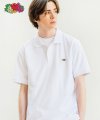 [Asian fit] WAPPEN POLO T-SHIRTS WHITE