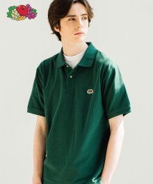 [Asian fit] WAPPEN POLO T-SHIRTS GREEN