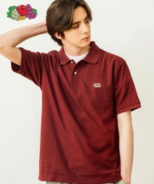 [Asian fit] WAPPEN POLO T-SHIRTS BURGUNDY