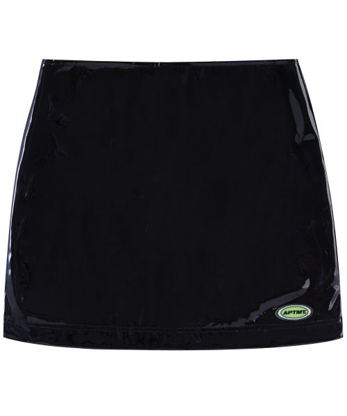 아파트먼트(apartment) (W) Enamel Skirt - Black
