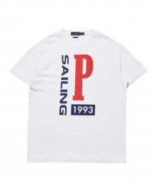 [MNPOTSH1N810231-WHITE] CP-93 클래식 핏 티셔츠