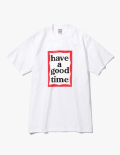 FRAME S/TEE - WHITE [HAVE A GOOD TIME 18 S/S]