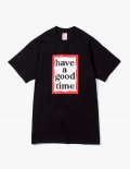FRAME S/TEE - BLACK [HAVE A GOOD TIME 18 S/S]