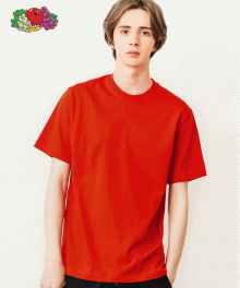 [Asian fit] 210g WAPPEN T-SHIRTS RED