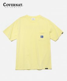 S/S 08 EMBROIDERY POCKET TEE YELLOW