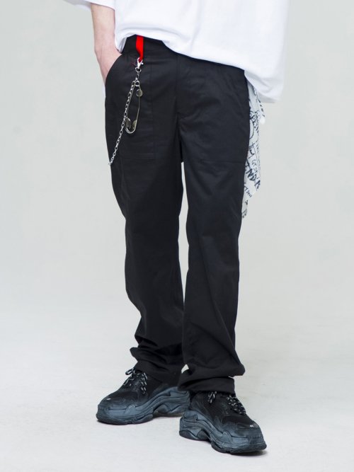 그레이티스트(thegreatest) GT18SS09 코튼 팬츠 블랙